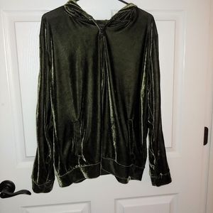 Serena Williams Green Velour Jacket